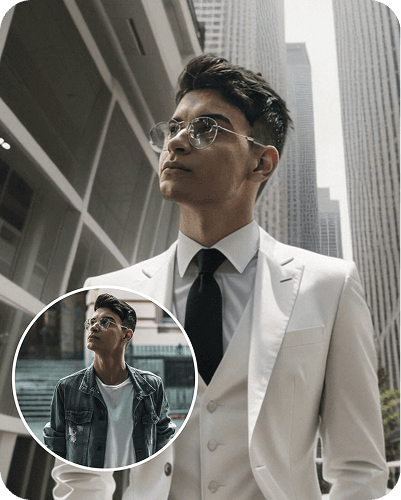 Professional suit effect example 1